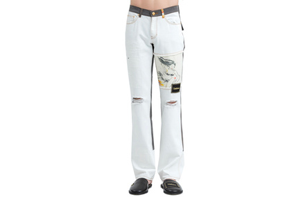 WE11DONE Jeans Men White