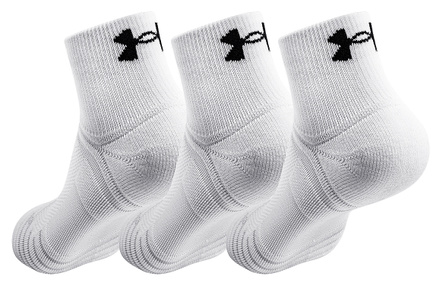 Under Armour Basketball Socks Warmth Moisture-Wicking Breathable Quick-Dry Anti-Bacterial Anti-Odor Terry Sole Sports Fitness Running Anti-Pilling Trendy Socks Unisex 3/6 Pairs Pack