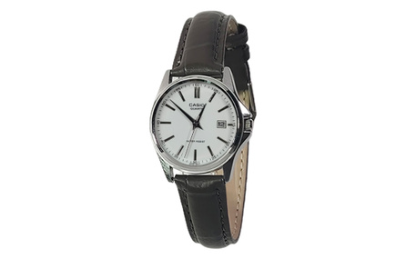 Custom CASIO LTP-1183E-7A 'Bamboo Shadow Silver Frost' Watch Unisex