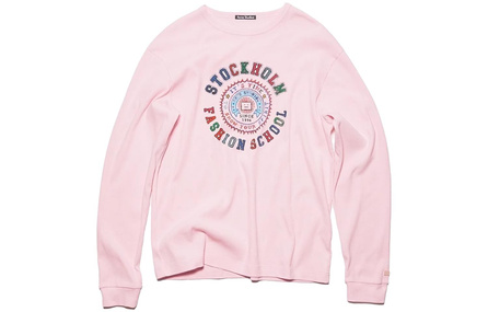Acne Studios Logo Graphic Sleeved T-Shirt
