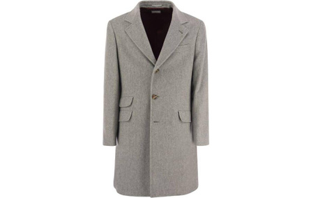 Brunello Cucinelli Single-Breasted Long Sleeved Coat