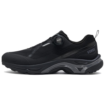 K·SWISS Fabric Low-Top Running Shoes Men's Versatile Black