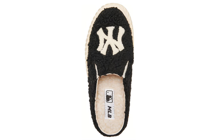MLB Playball Mule Durable Breathable Low-Top Skateboard Shoes Unisex Black
