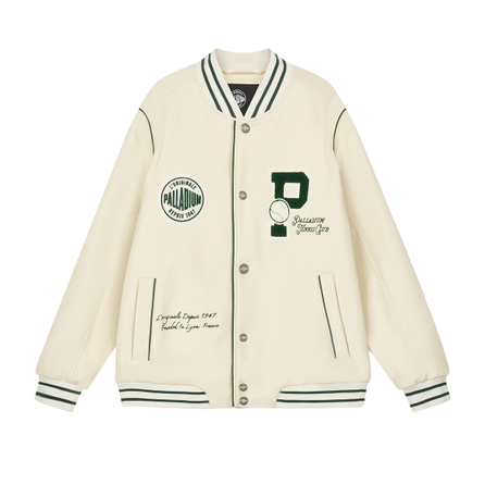 Palladium Tennis Series Retro Baseball Jacket Men's Vanilla Ice