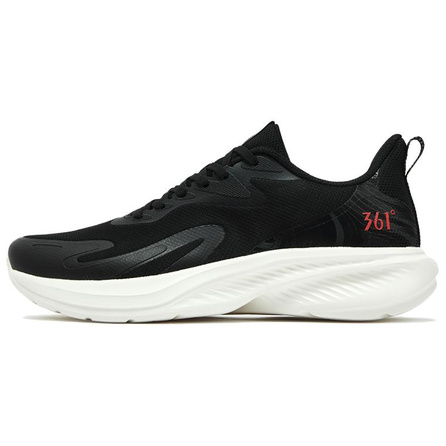 361° Comfortable Versatile Classic Wear-Resistant Breathable Low-Top Casual Shoes Men's Black Red