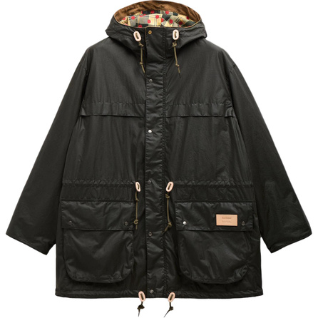 BARBOUR × Paul Smith Waxed Cotton Long-Sleeve Relaxed Jacket Men's