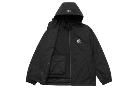 MLB MONOGRAM New York Yankees FW25 3-in-1 Puffer Vest Jacket Unisex Water-Repellent