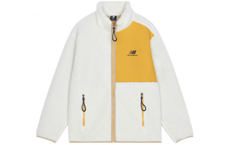 New Balance Velvet Jackets Unisex White