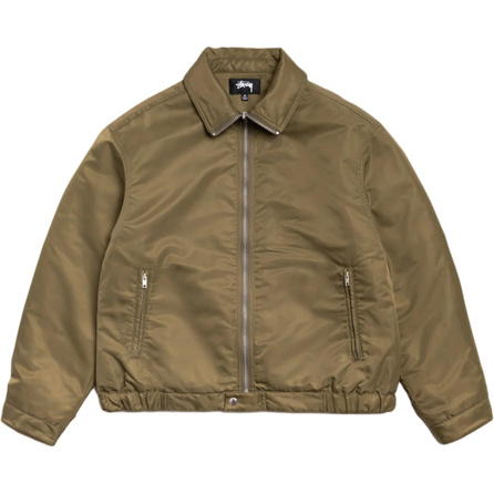 Stussy Holiday Series FW25 PILE LINED ZIP JACKET Zip Pocket Loose Fit Jacket Unisex