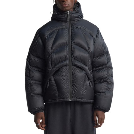 adidas EQUIPMENT Series Pertex Premium Solid Color Zipper Loose Warm Long Sleeve Down-Filled Jacket Men's