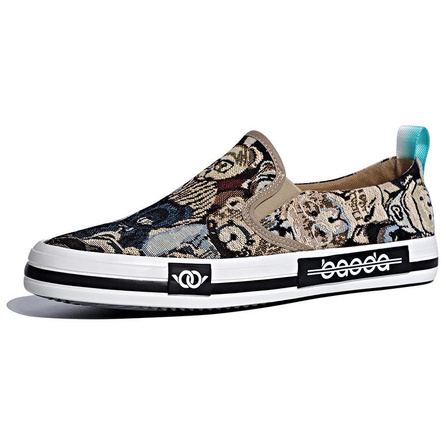 Baoda Durable Breathable Low-Top Canvas Shoes Men's