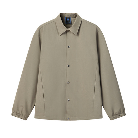 FILA BLUE Fashion Simple Classic Casual Light Business Versatile Comfortable Woven Jacket Men's Fallen Rock Brown