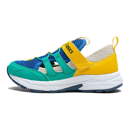 Asics RUNNING KIDS Slip Resistant Cushioning Abrasion Resistant Children's Sandals Green Blue Yellow Kids'