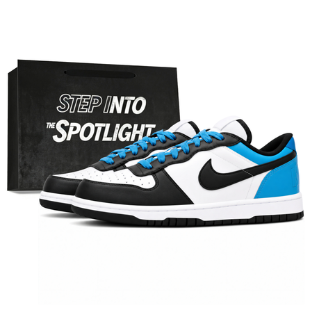 Custom Sneakers Nike Big Dunk Laser Blue Classic Retro Gift Bag Edition Summer Fall OOTD Fall Vibe Premium American Street Culture Fashion Versatile Wear-Resistant Breathable Skate Shoes Unisex Laser Blue
