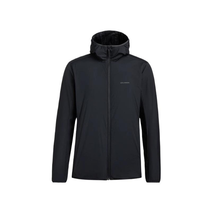 SALOMON FW/AW24 Puffer Jacket Men's Pitch Black