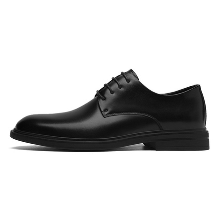 SEPTWOLVES Genuine Leather Winter Fashion Light Luxury Business Travel Workplace Classic British Style Derby Shoes Wedding Groomsmen Shoes Versatile Commute Office Comfortable Lightweight Slip-Resistant Cushioned Dress Shoes Men's
