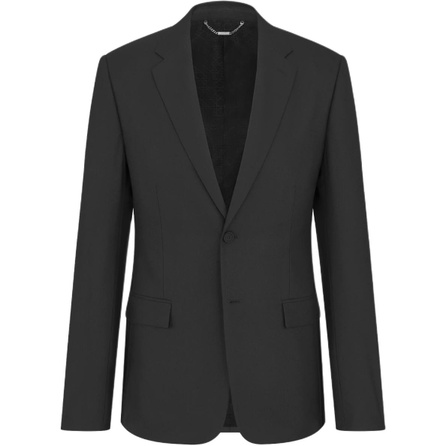DIOR ICONS Limited Series Cashmere Blend Twill Single-Breasted Long Sleeve Suit Jacket Men's Black