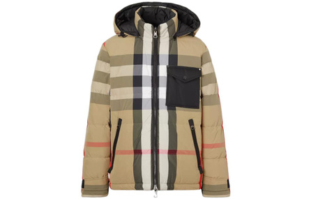 Burberry Reversible Check Puffer Jacket
