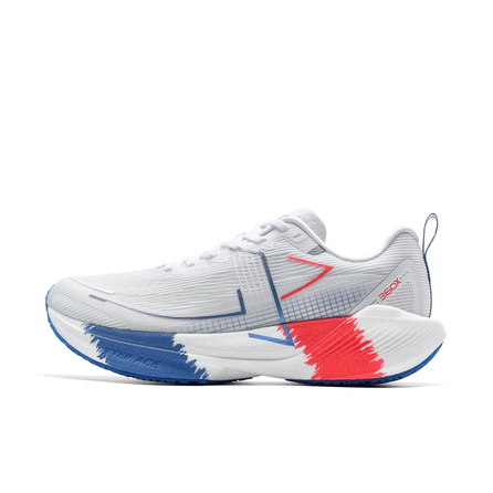 XTEP 360X Running Shoes Men Low-Top New White/Sunlight Blue/Laser Red